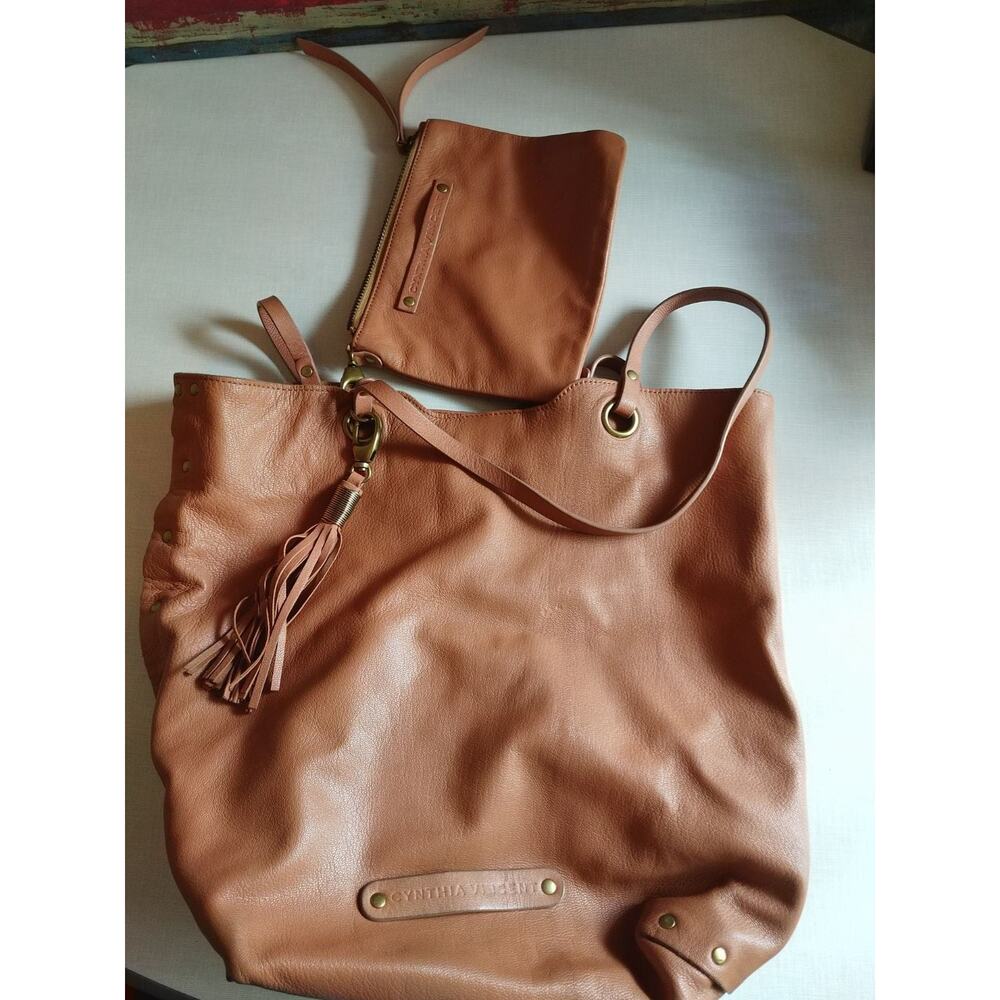 Cynthia Vincent Leather Tote